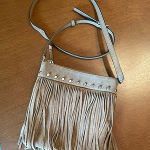 Michael Kors Suede Fringe Crossbody